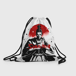 Рюкзак-мешок Самурай С Катаной Перед Лицом, цвет: 3D-принт