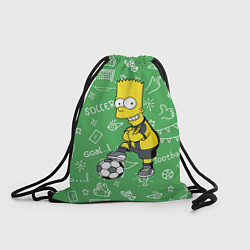 Мешок для обуви Барт Симпсон - крутой футболист!