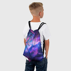 Рюкзак-мешок Космическое туманное сияние, цвет: 3D-принт — фото 2