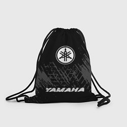 Мешок для обуви Yamaha speed шины на темном: символ, надпись