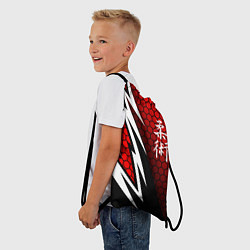 Рюкзак-мешок Джиу - Джитсу : Красная броня, цвет: 3D-принт — фото 2