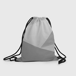 Рюкзак-мешок Геометрические серые фигуры, цвет: 3D-принт