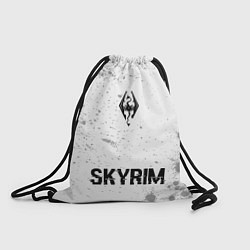 Рюкзак-мешок Skyrim glitch на светлом фоне: символ, надпись, цвет: 3D-принт