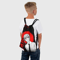 Рюкзак-мешок Человек-бензопила - манга - Макима, цвет: 3D-принт — фото 2