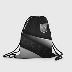 Рюкзак-мешок Russia - black & white, цвет: 3D-принт