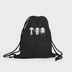 Рюкзак-мешок Каонаси-Безликий, цвет: 3D-принт