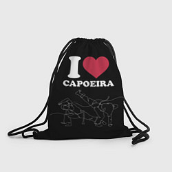 Мешок для обуви I love Capoeira Battle line