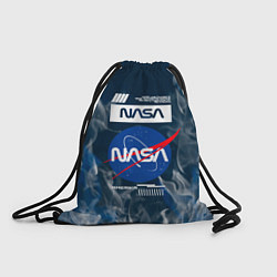 Рюкзак-мешок Nasa - лого - пламя, цвет: 3D-принт
