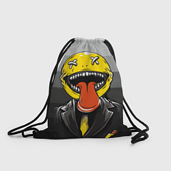 Рюкзак-мешок Самый страшный и веселый смайл, цвет: 3D-принт