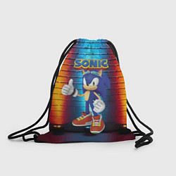 Мешок для обуви Sonic - Hedgehog - Video game - жест