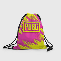 Рюкзак-мешок PUBG yellow, цвет: 3D-принт