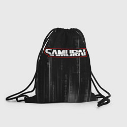 Рюкзак-мешок Samurai - Киберпанк - Двоичный код, цвет: 3D-принт