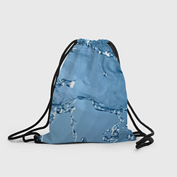 Рюкзак-мешок Водные подтёки на стекле, цвет: 3D-принт