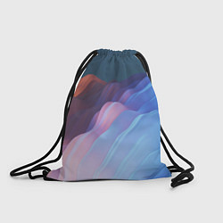 Рюкзак-мешок Волнообразные абстрактные субстанции, цвет: 3D-принт