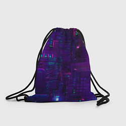 Рюкзак-мешок Матричная вселенная неон, цвет: 3D-принт