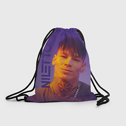 Рюкзак-мешок Niletto на фиолетовом фоне, цвет: 3D-принт