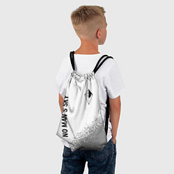 Рюкзак-мешок No Mans Sky glitch на светлом фоне: надпись, симво, цвет: 3D-принт — фото 2