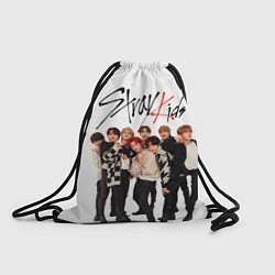 Рюкзак-мешок Stray Kids white background, цвет: 3D-принт