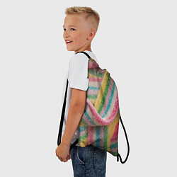 Рюкзак-мешок Мармеладная лента, цвет: 3D-принт — фото 2