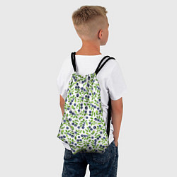 Рюкзак-мешок Лесная черника, цвет: 3D-принт — фото 2