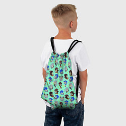 Рюкзак-мешок Ежик Соник и его друзья, цвет: 3D-принт — фото 2
