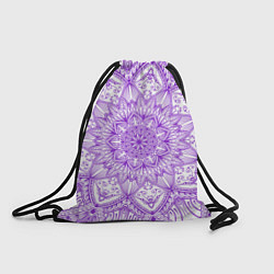 Рюкзак-мешок Фиолетовая мандала, цвет: 3D-принт