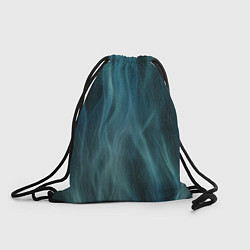 Рюкзак-мешок Прерывистый абстрактный синий дым во тьме, цвет: 3D-принт