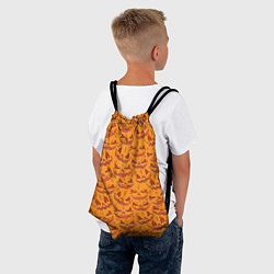 Рюкзак-мешок Halloween Pumpkin Pattern, цвет: 3D-принт — фото 2