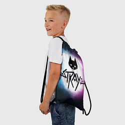Рюкзак-мешок Stray black, цвет: 3D-принт — фото 2