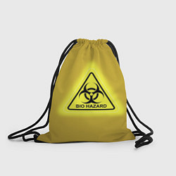 Рюкзак-мешок Biohazard - биологическая опасность, цвет: 3D-принт