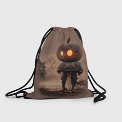 Рюкзак-мешок Человек-тыква, цвет: 3D-принт