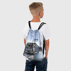 Рюкзак-мешок Фура Вольво на трассе, цвет: 3D-принт — фото 2