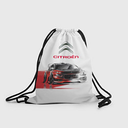 Рюкзак-мешок Ситроен спорт - эскиз, цвет: 3D-принт