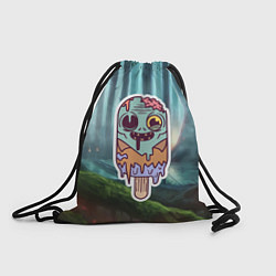 Рюкзак-мешок Зомби - мороженое, цвет: 3D-принт