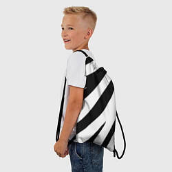 Рюкзак-мешок Камуфляж зебры, цвет: 3D-принт — фото 2