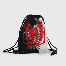 Рюкзак-мешок АТ - Разведкорпус - Красный, цвет: 3D-принт