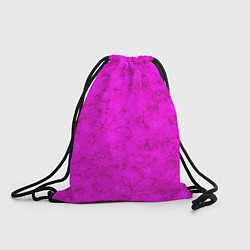 Рюкзак-мешок Розовый яркий неоновый узор с мраморной текстурой, цвет: 3D-принт
