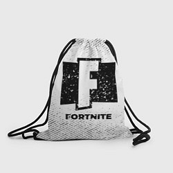 Мешок для обуви Fortnite с потертостями на светлом фоне