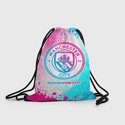 Мешок для обуви Manchester City neon gradient style