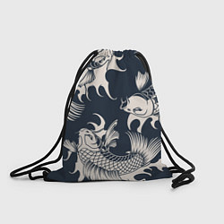 Рюкзак-мешок Japan carp, цвет: 3D-принт
