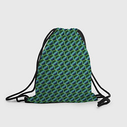 Рюкзак-мешок Шестиугольная Сетка, цвет: 3D-принт