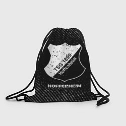 Мешок для обуви Hoffenheim с потертостями на темном фоне