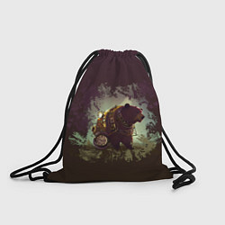 Рюкзак-мешок Сила медведя, цвет: 3D-принт