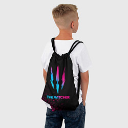 Рюкзак-мешок The Witcher - neon gradient, цвет: 3D-принт — фото 2
