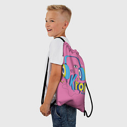 Рюкзак-мешок K-pop музыка, цвет: 3D-принт — фото 2