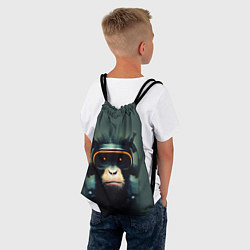 Рюкзак-мешок Кибер-обезьяна, цвет: 3D-принт — фото 2