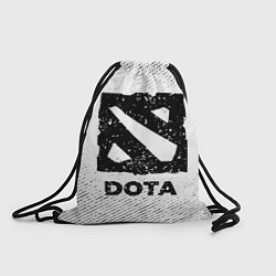 Рюкзак-мешок Dota с потертостями на светлом фоне, цвет: 3D-принт