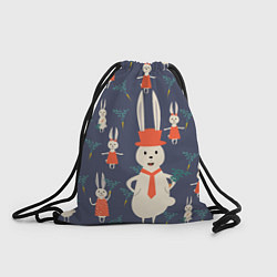 Рюкзак-мешок Семья крольчат, цвет: 3D-принт