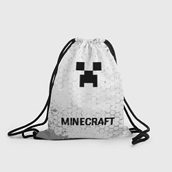 Мешок для обуви Minecraft glitch на светлом фоне: символ, надпись