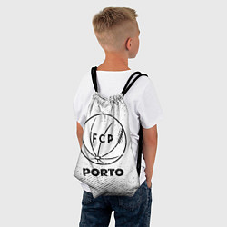 Рюкзак-мешок Porto с потертостями на светлом фоне, цвет: 3D-принт — фото 2